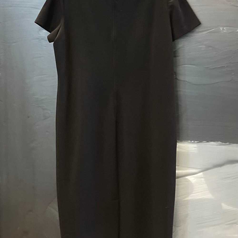 VTG Leslie Fay Sleeveless Black Dress w/Jacket Go… - image 8