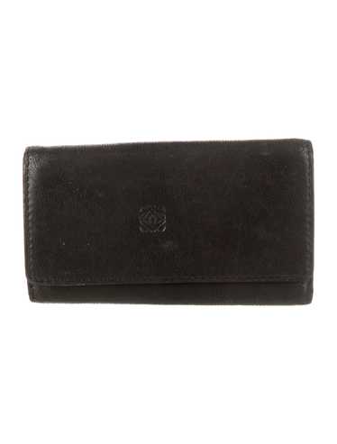 Authentic Loewe 1846 Red Leather Key Case 4 Hooks Good