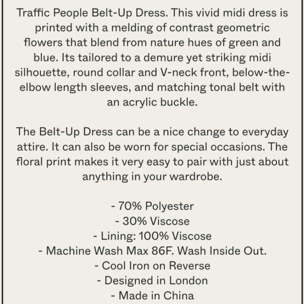 Traffic People Belt Up Dress - image 4