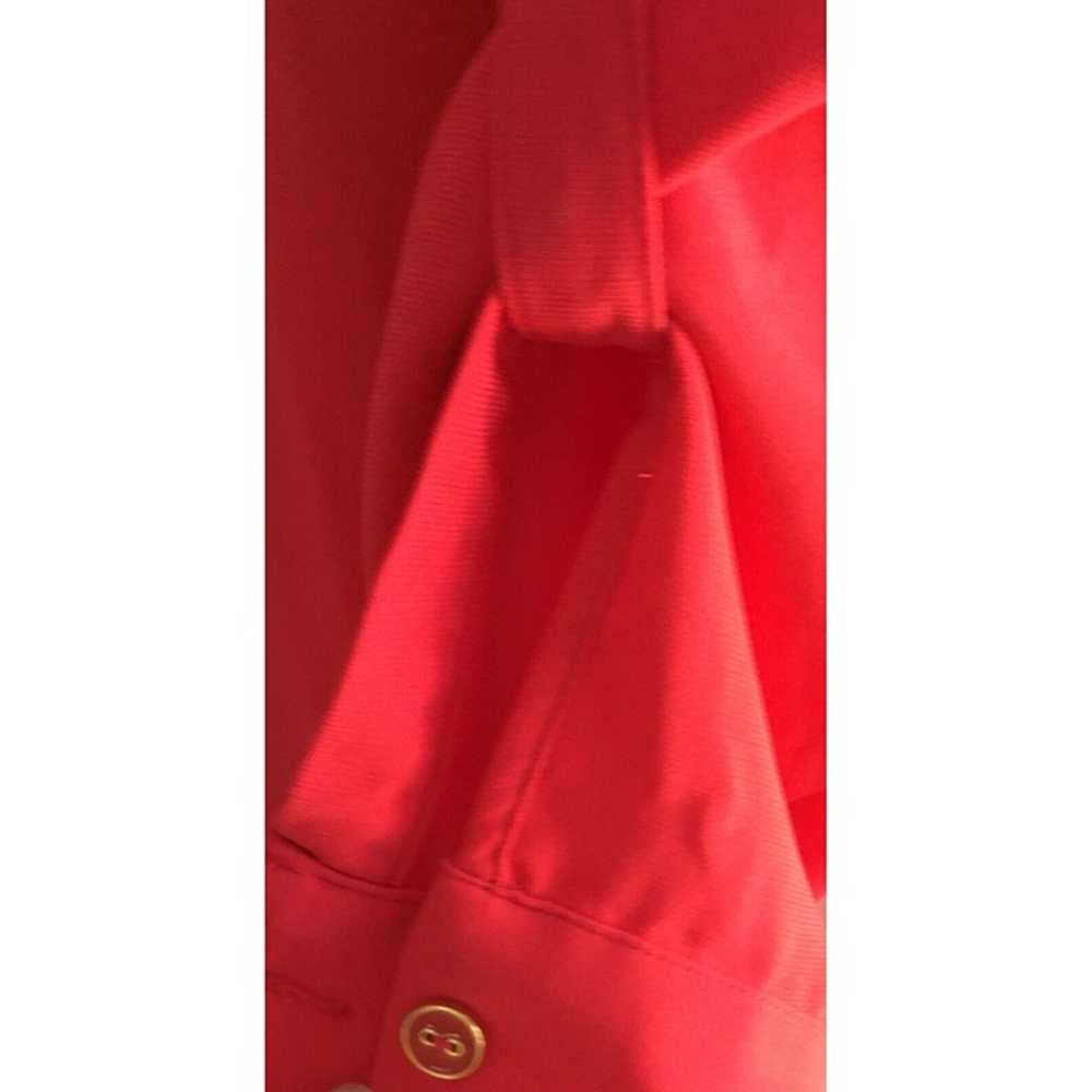 Sharagano Red Shirt Dress Size 14 - image 8