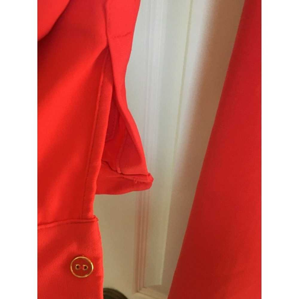 Sharagano Red Shirt Dress Size 14 - image 9