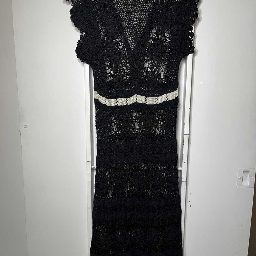 Karen Millen England Crochet  see-through  Dress … - image 1