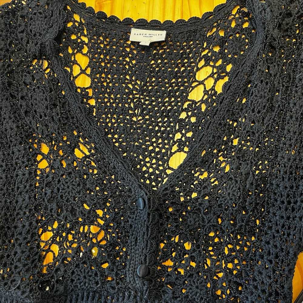 Karen Millen England Crochet  see-through  Dress … - image 4