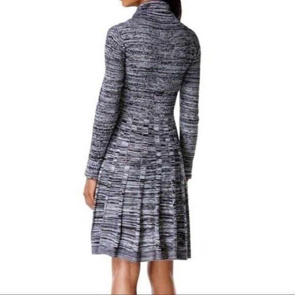 Calvin Klein Gray Cowl Neck Sweater Dress Medium - image 11