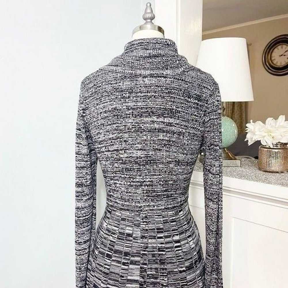 Calvin Klein Gray Cowl Neck Sweater Dress Medium - image 6