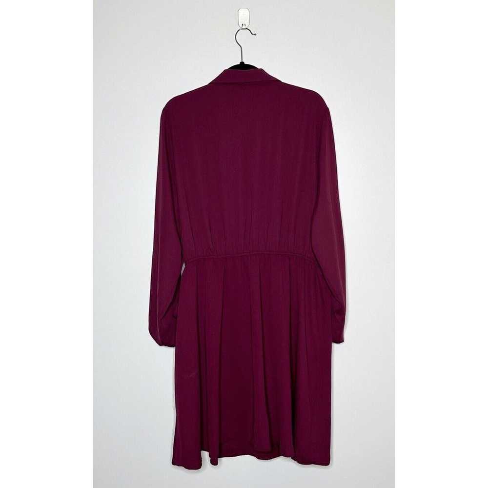 NEW Halogen Faux Wrap Dress Long Sleeve Women's B… - image 5