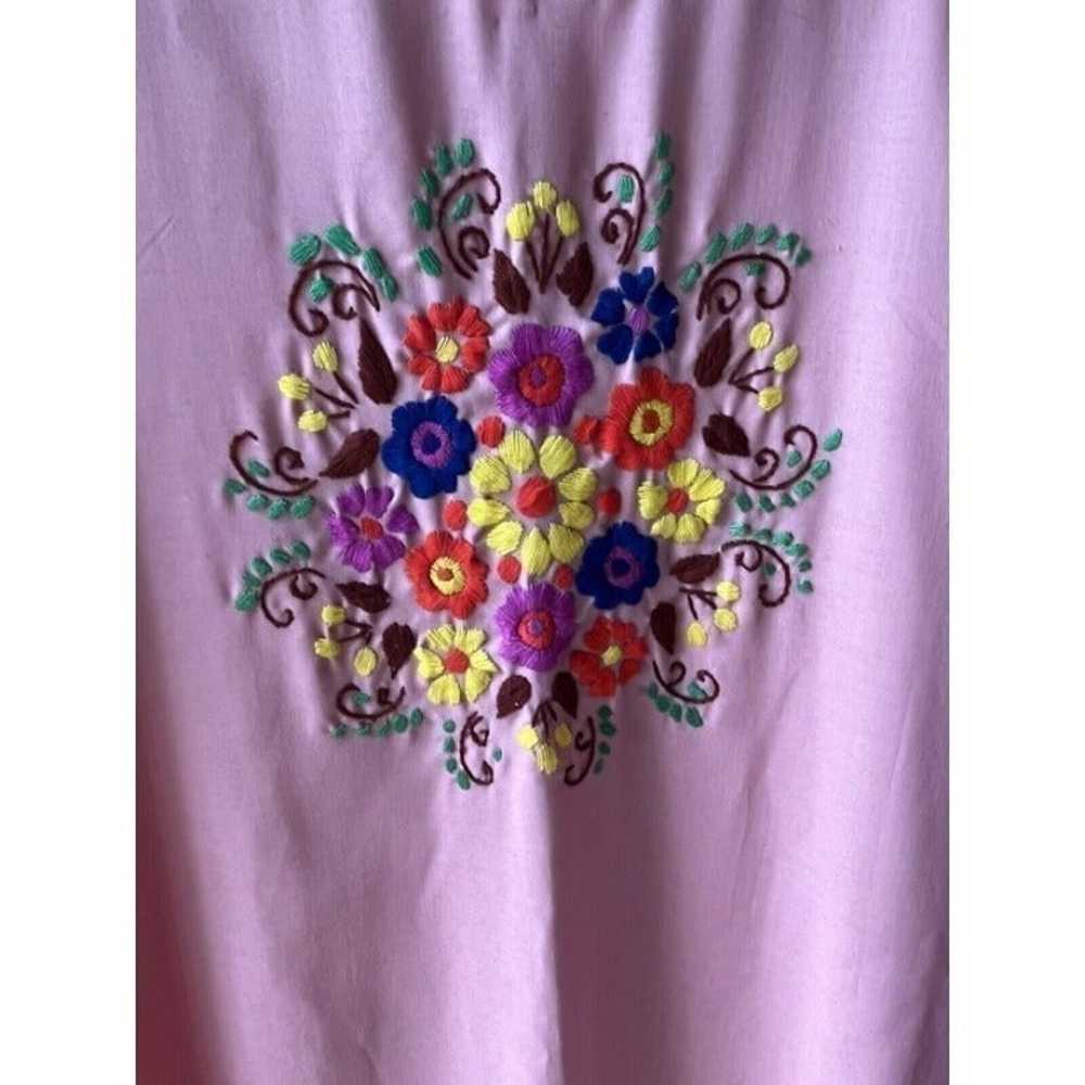 Vintage Boon Jewelry Thai Embroidered Caftan Dres… - image 10