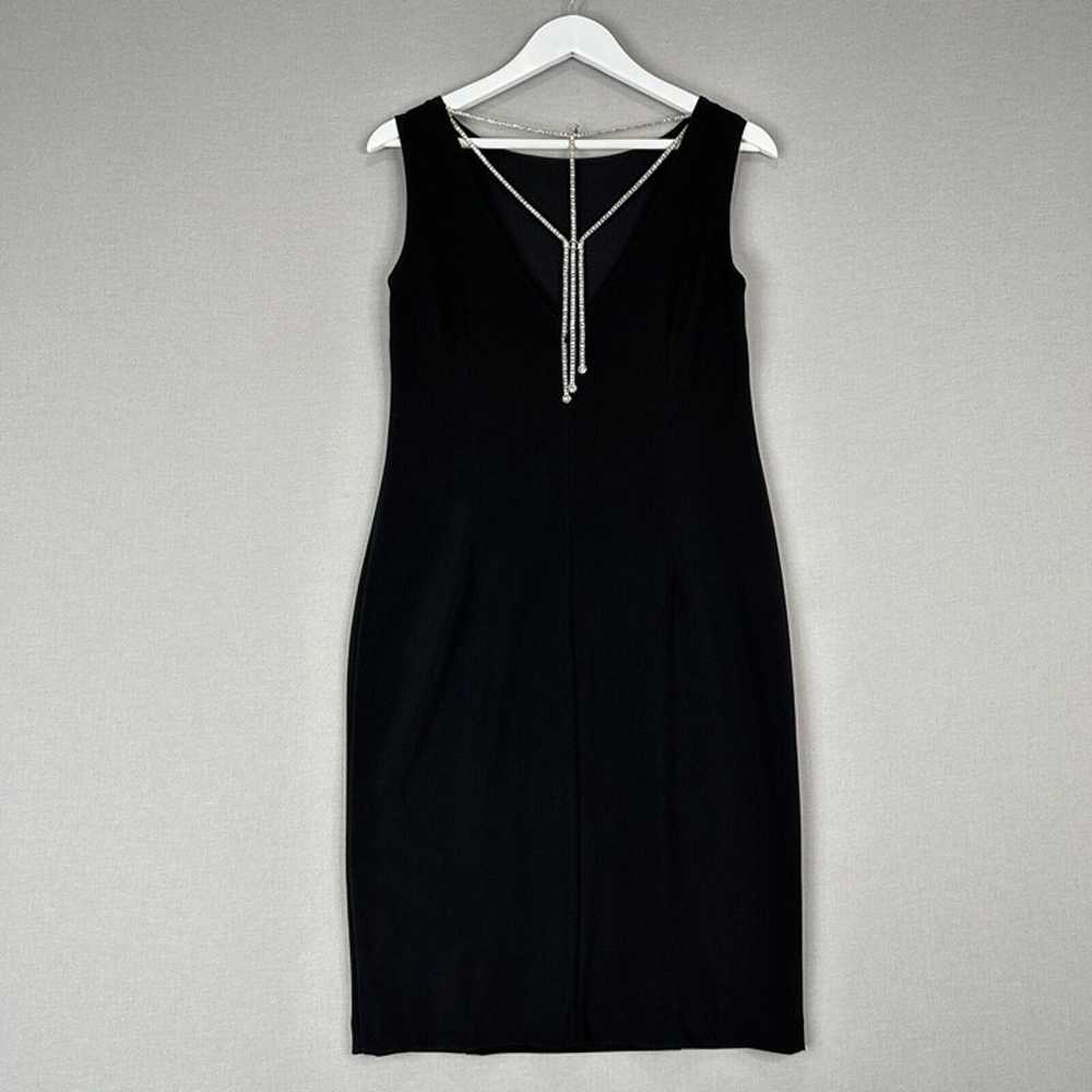 Joseph Ribkoff Womens Dress 10 Black Jewel Rhines… - image 6