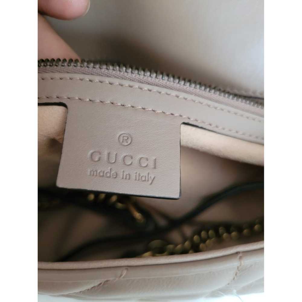 Gucci Pearly Gg Marmont Flap leather crossbody bag - image 6