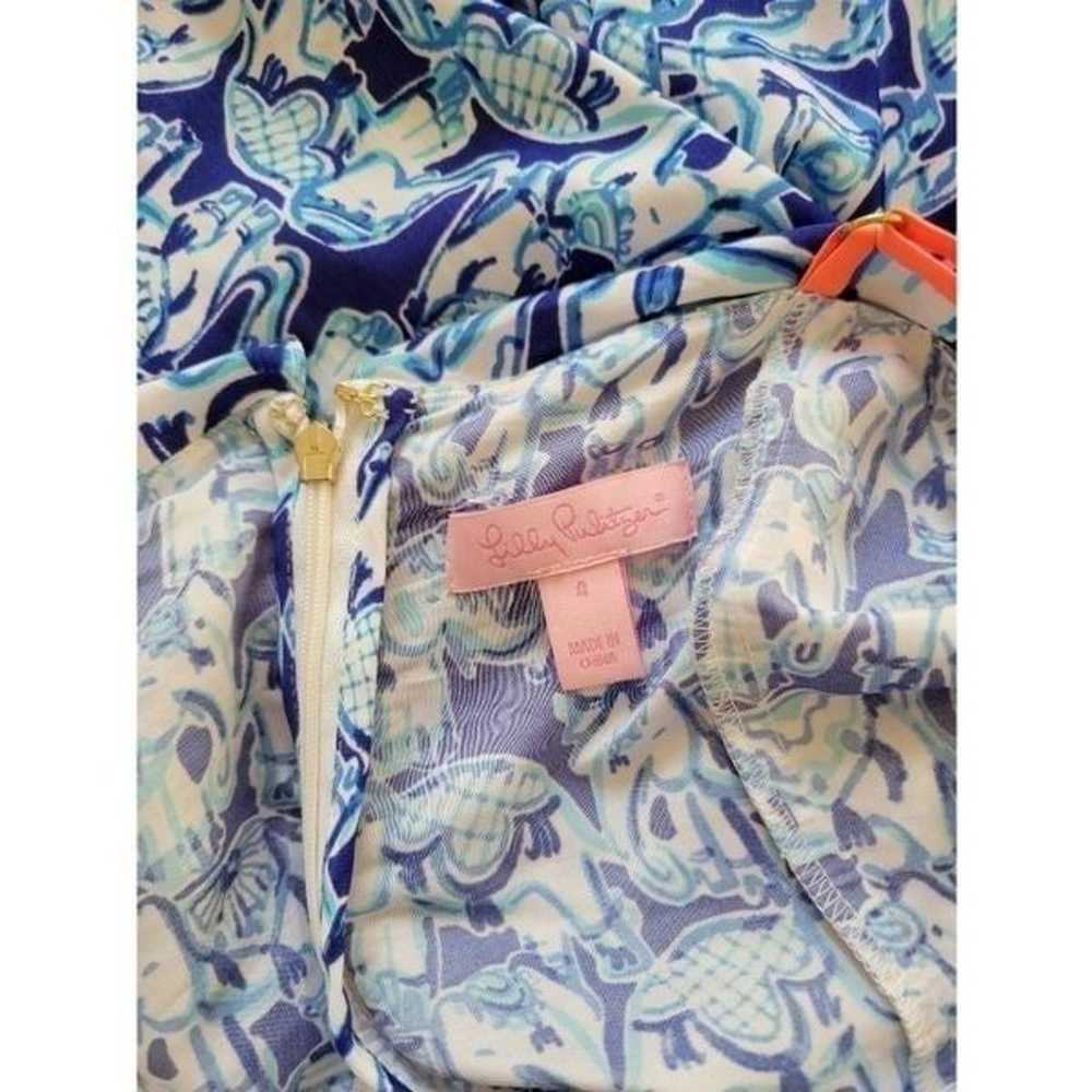 Lilly Pulitzer Celyn Elephant Print Romper 4 - image 10