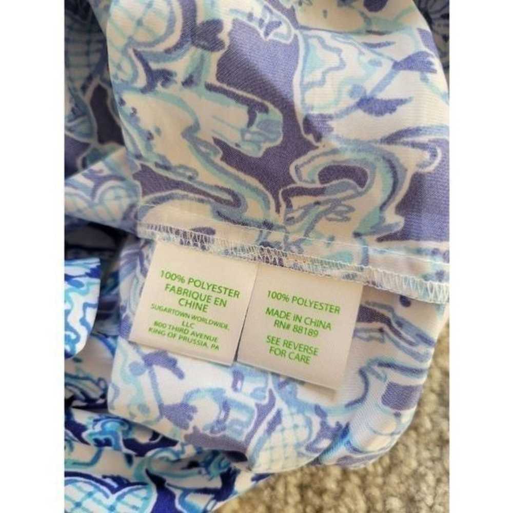 Lilly Pulitzer Celyn Elephant Print Romper 4 - image 11