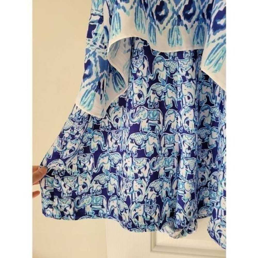 Lilly Pulitzer Celyn Elephant Print Romper 4 - image 5