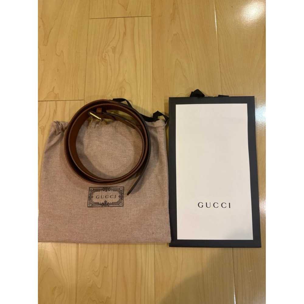 Gucci Leather belt - image 8