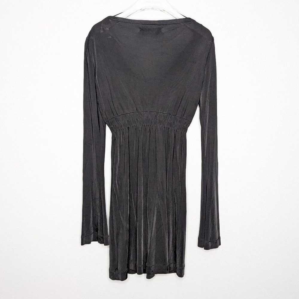 Miss Sixty Vintage Y2K Black Long Sleeve Dress La… - image 2