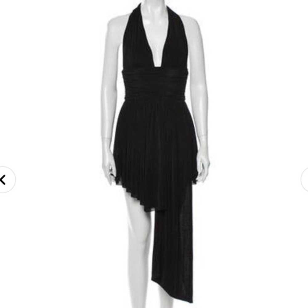 Misha Black Halter Dress Marilyn Monroe Sleeveles… - image 1