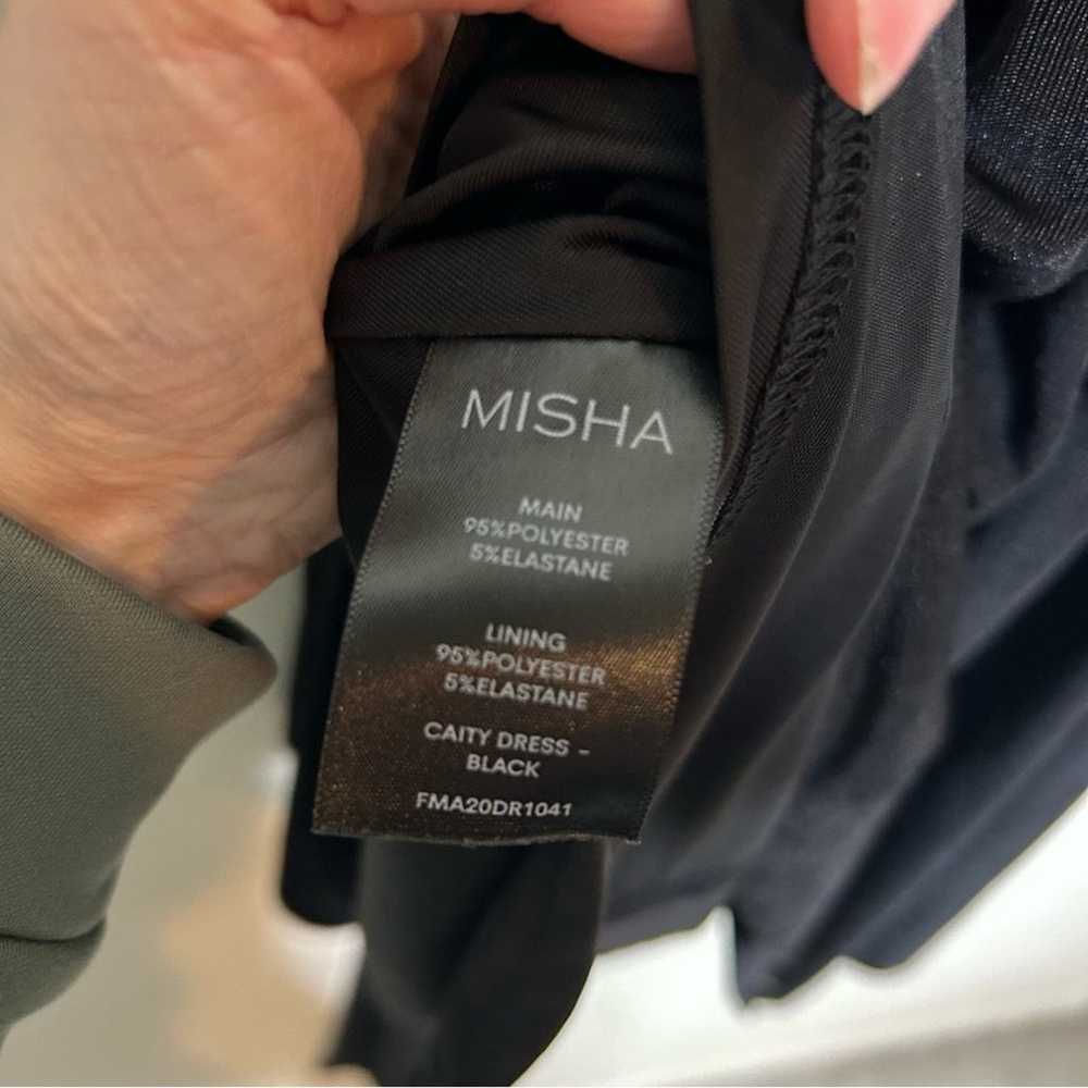 Misha Black Halter Dress Marilyn Monroe Sleeveles… - image 6