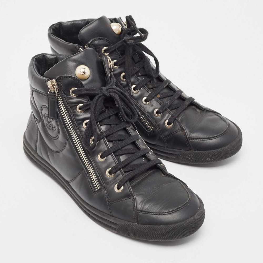 Chanel Leather trainers - image 3