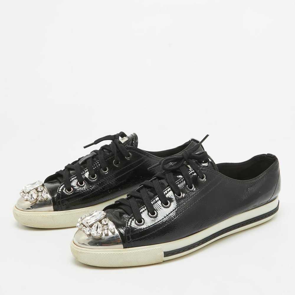 Miu Miu Patent leather trainers - image 2