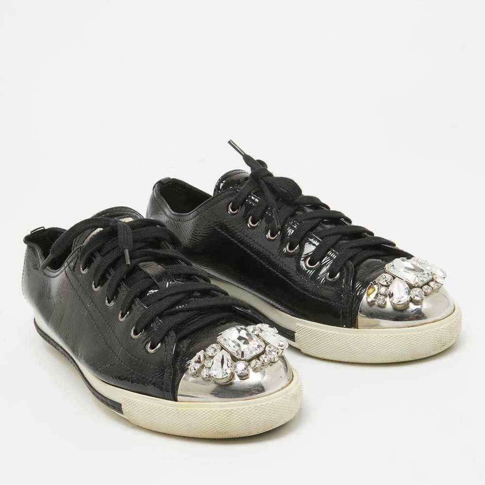 Miu Miu Patent leather trainers - image 3