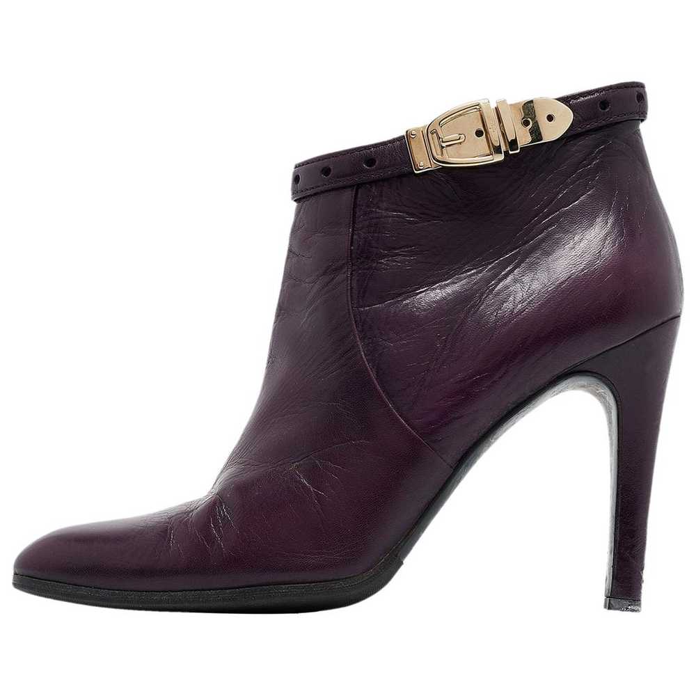 Gucci Leather boots - image 1