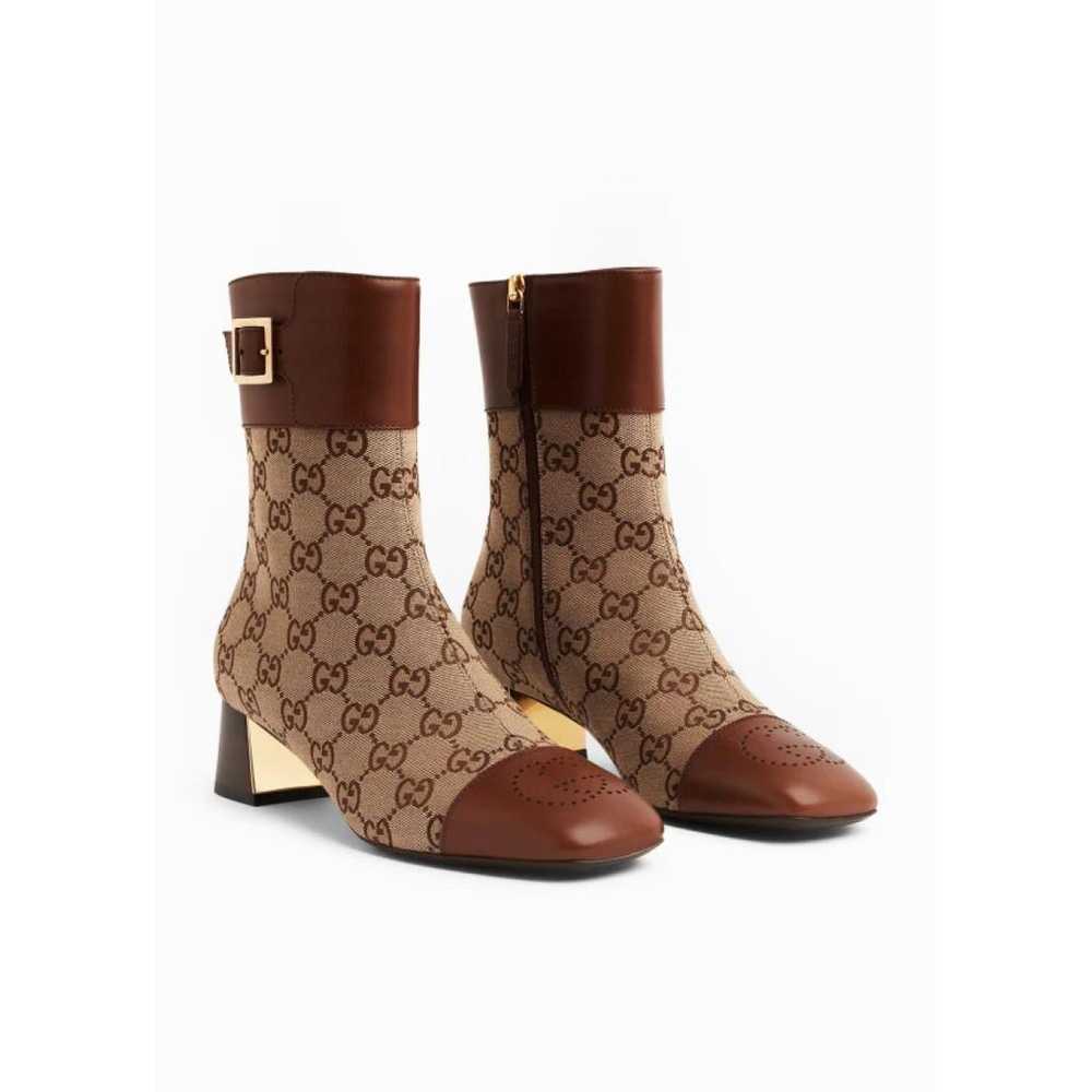 Gucci Cloth ankle boots - image 2