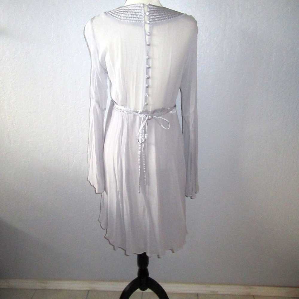 Anthropologie Ghost London Silvery Gray Dress - image 4