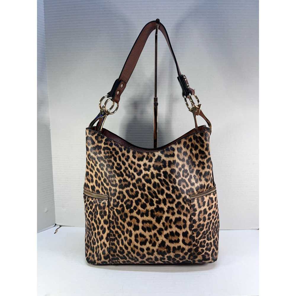 Other Jen & Co Leopard Tan Multicolor Handbag Hob… - image 6