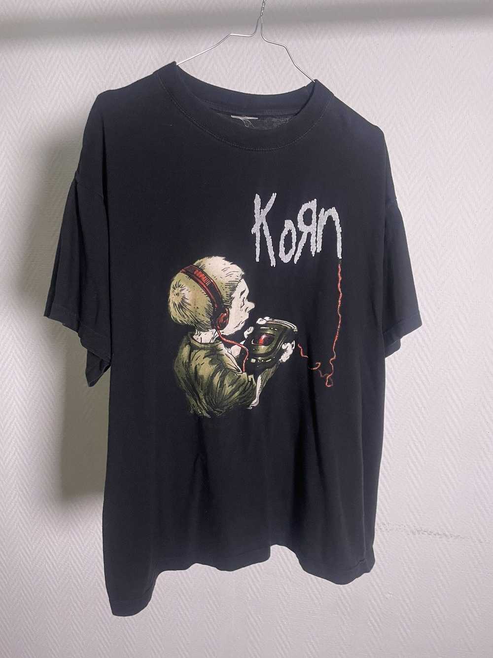 Band Tees × Vintage 90’s Korn Follow The Leader S… - image 1