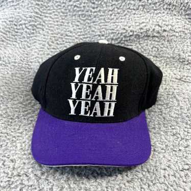 Vintage Vintage Hypnotics Hat Black Purple HYP Ye… - image 1