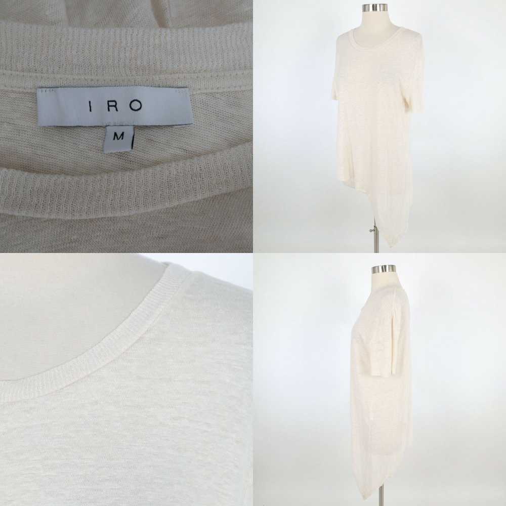 Iro IRO Tunic Tee T-Shirt Top Linen Womens M Medi… - image 4