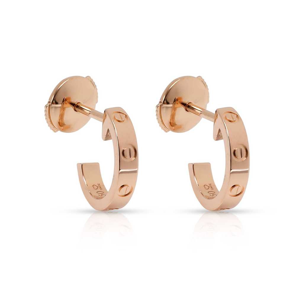 Cartier Cartier Love Hoop Earring in 18K Rose Gold - image 1