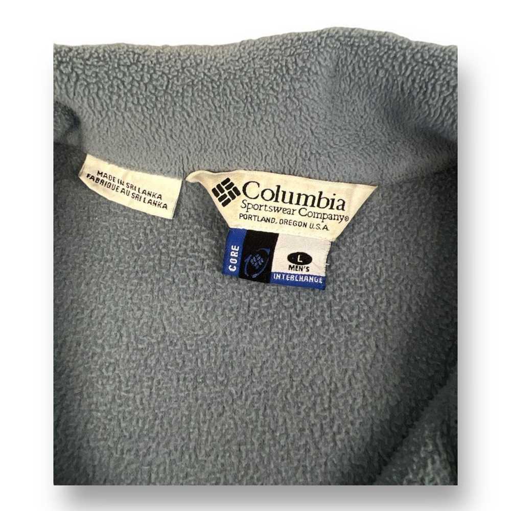 Columbia Columbia Blue Full Zip Fleece Jacket Siz… - image 6