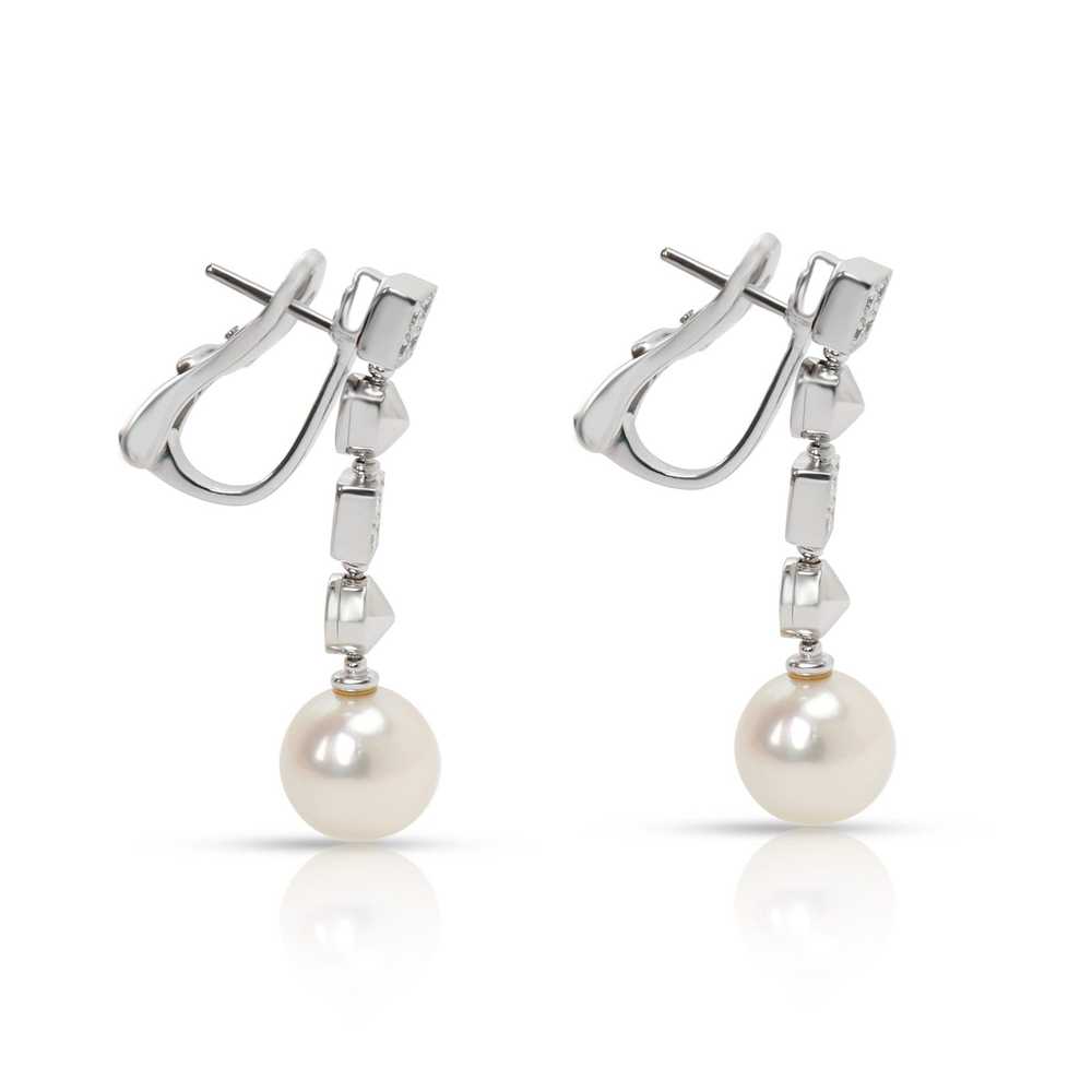 Bvlgari Bvlgari Lucea Pearl & Diamond Drop Earrin… - image 2