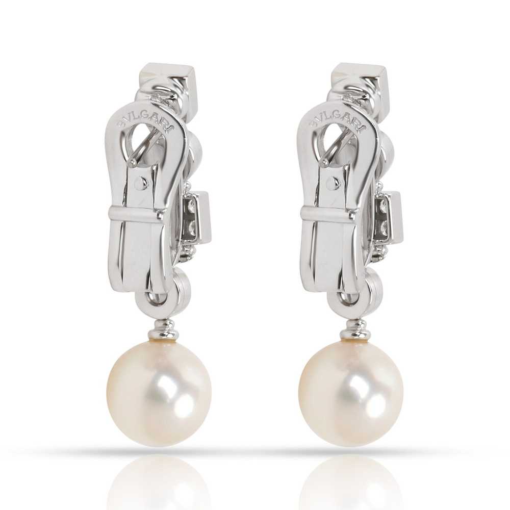 Bvlgari Bvlgari Lucea Pearl & Diamond Drop Earrin… - image 3