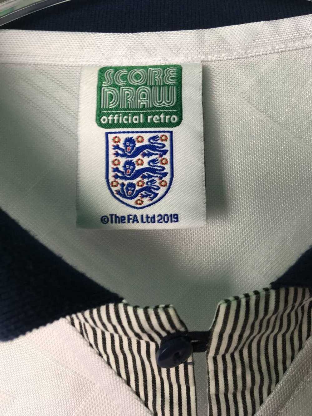 Soccer Jersey × Vintage England 1990 World Cup Fi… - image 3