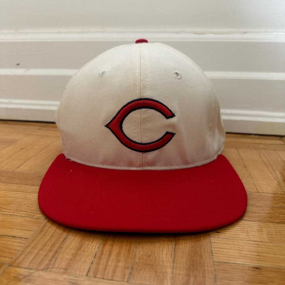 MLB Vintage Roman Pro Made in USA Cincinnati Reds… - image 1