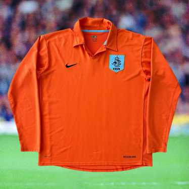 Nike Netherlands 2006/07 L/S Home Soccer Jersey X… - image 1