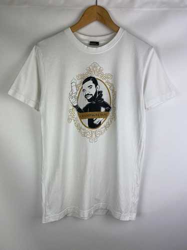 Drake × Rap Tees Champagne Papi Drake Rap T Shirt 