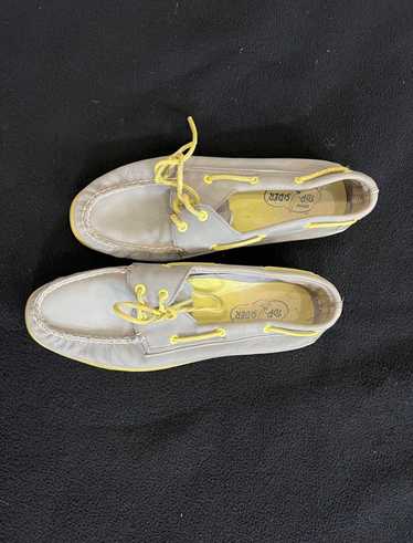 Sperry Sperry Woman’s Yellow and Grey Boat Shoes