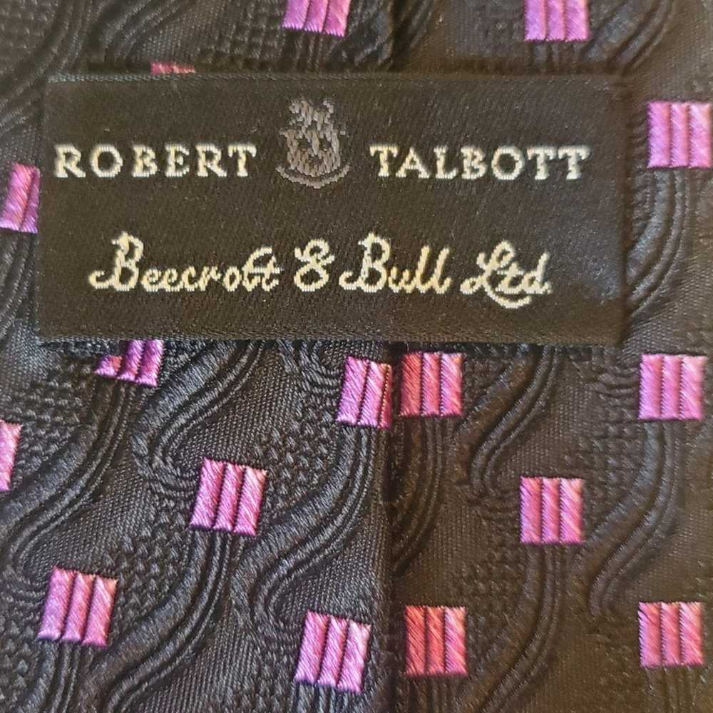 Robert Talbott Robert Talbott Necktie Men's Black… - image 4