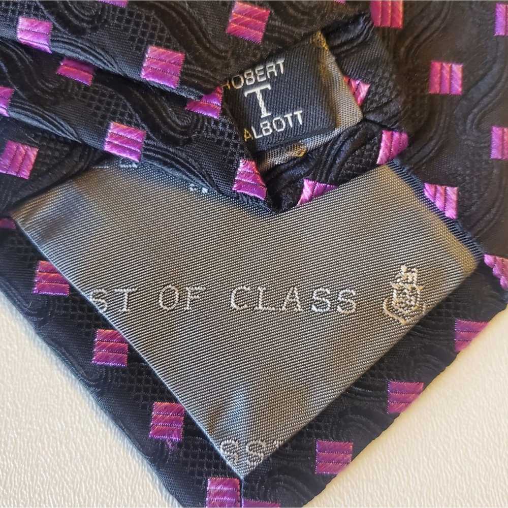 Robert Talbott Robert Talbott Necktie Men's Black… - image 5