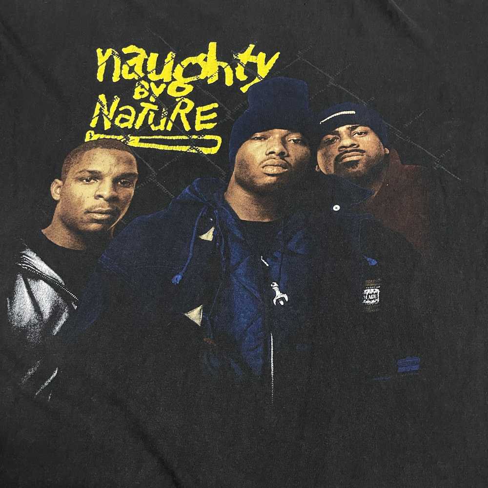 Rap Tees × Vintage Vintage 90s Naughty By Nature … - image 3