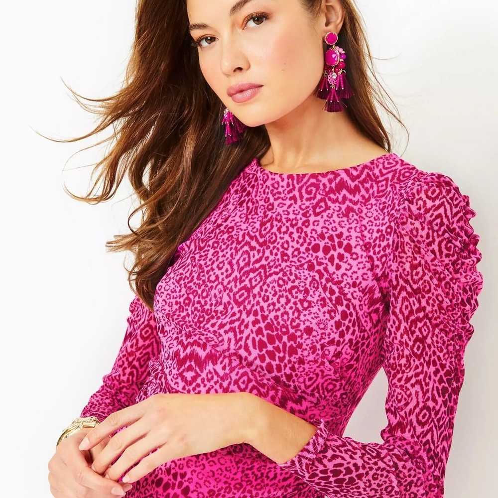 Like New Lilly Pulitzer Preslie Long Sleeve Mesh … - image 4