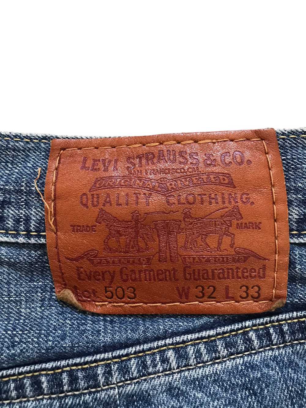 Levi's Vintage Clothing Vintage Levis 503 Lightni… - image 4
