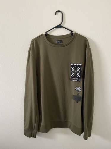 Streetwear × Zara Zara Man Embroidered Sweatshirt