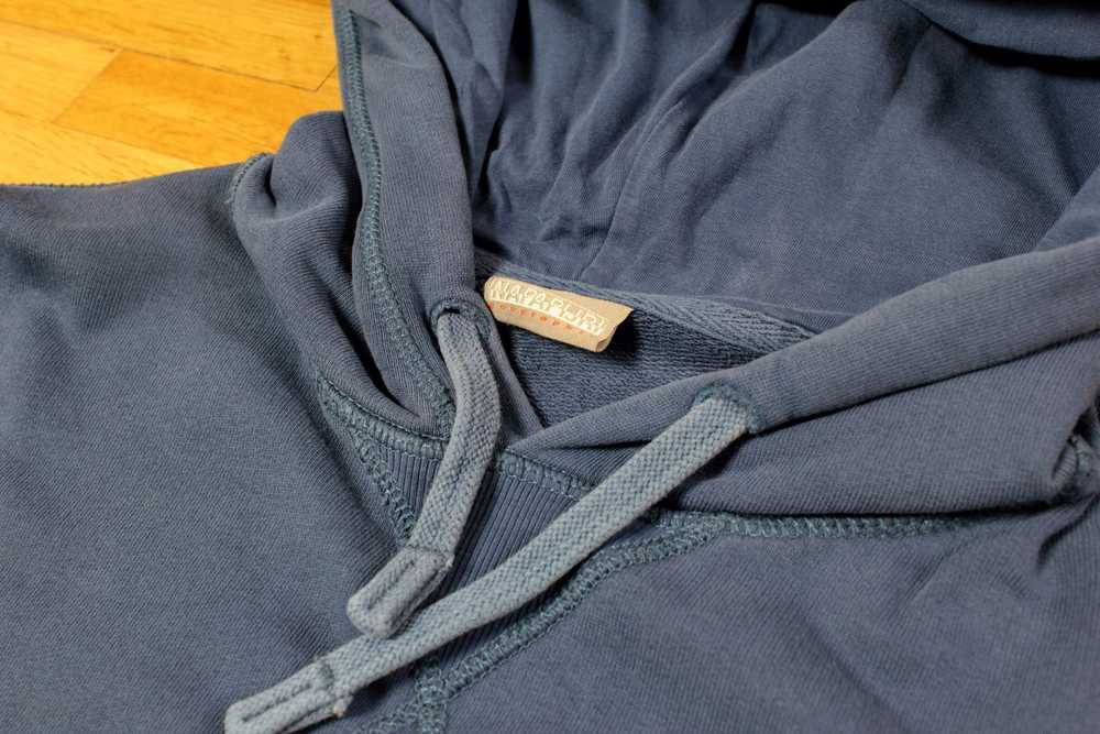 Napapijri × Vintage Vintage blue hoodie NAPAPIJRI - image 4
