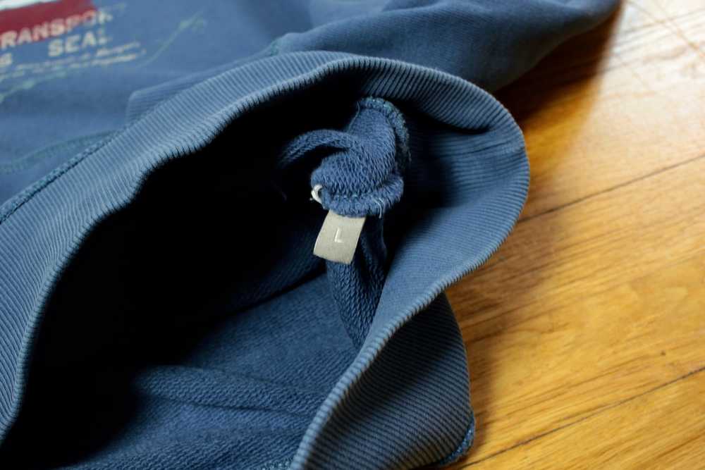 Napapijri × Vintage Vintage blue hoodie NAPAPIJRI - image 5