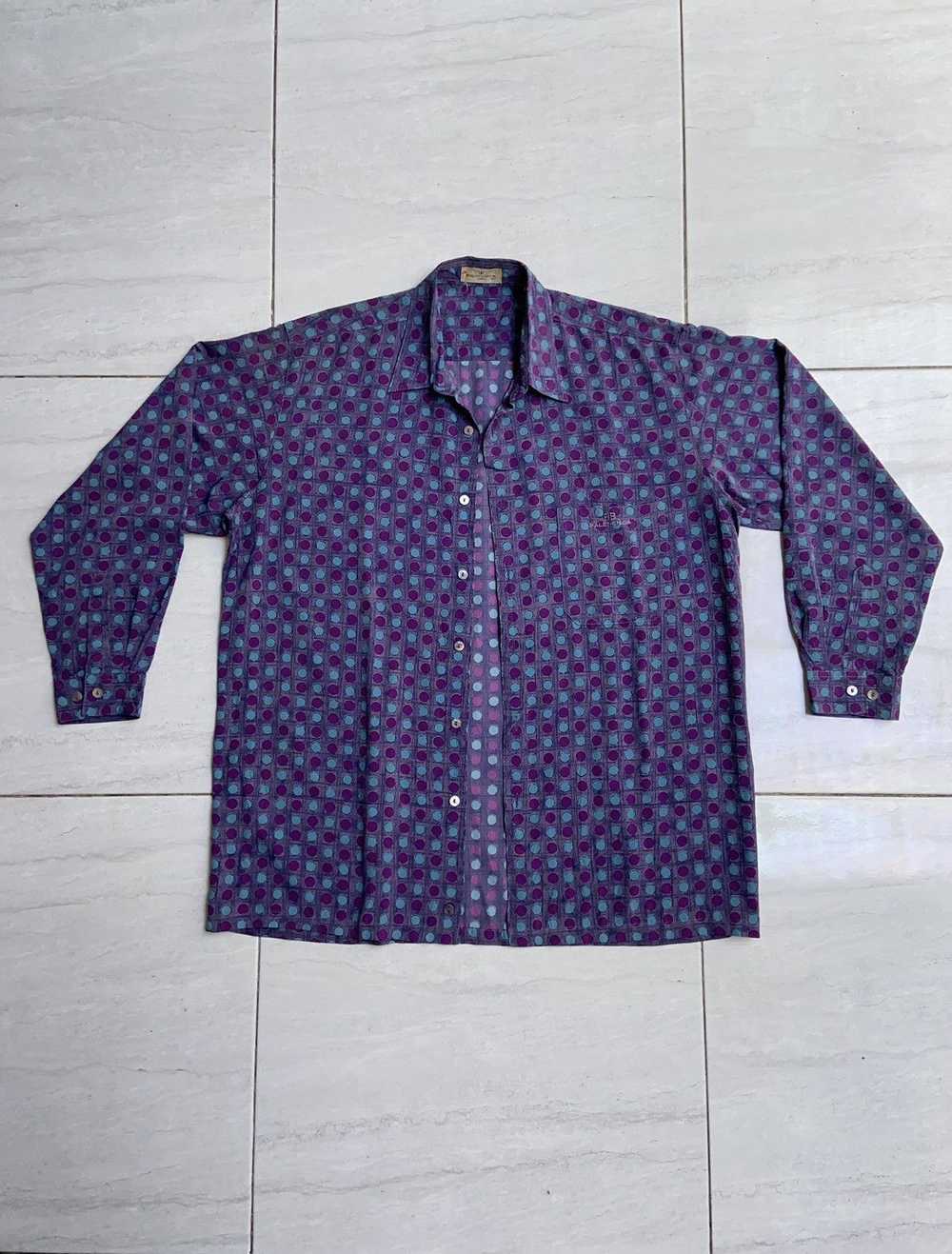 Balenciaga BALENCIAGA Purple Shirt/Outer Polka Do… - image 6