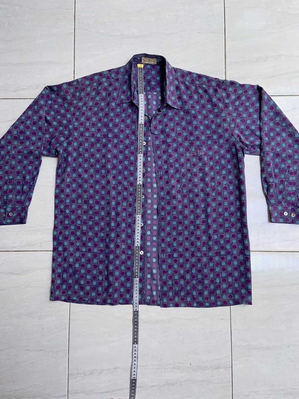 Balenciaga BALENCIAGA Purple Shirt/Outer Polka Do… - image 7
