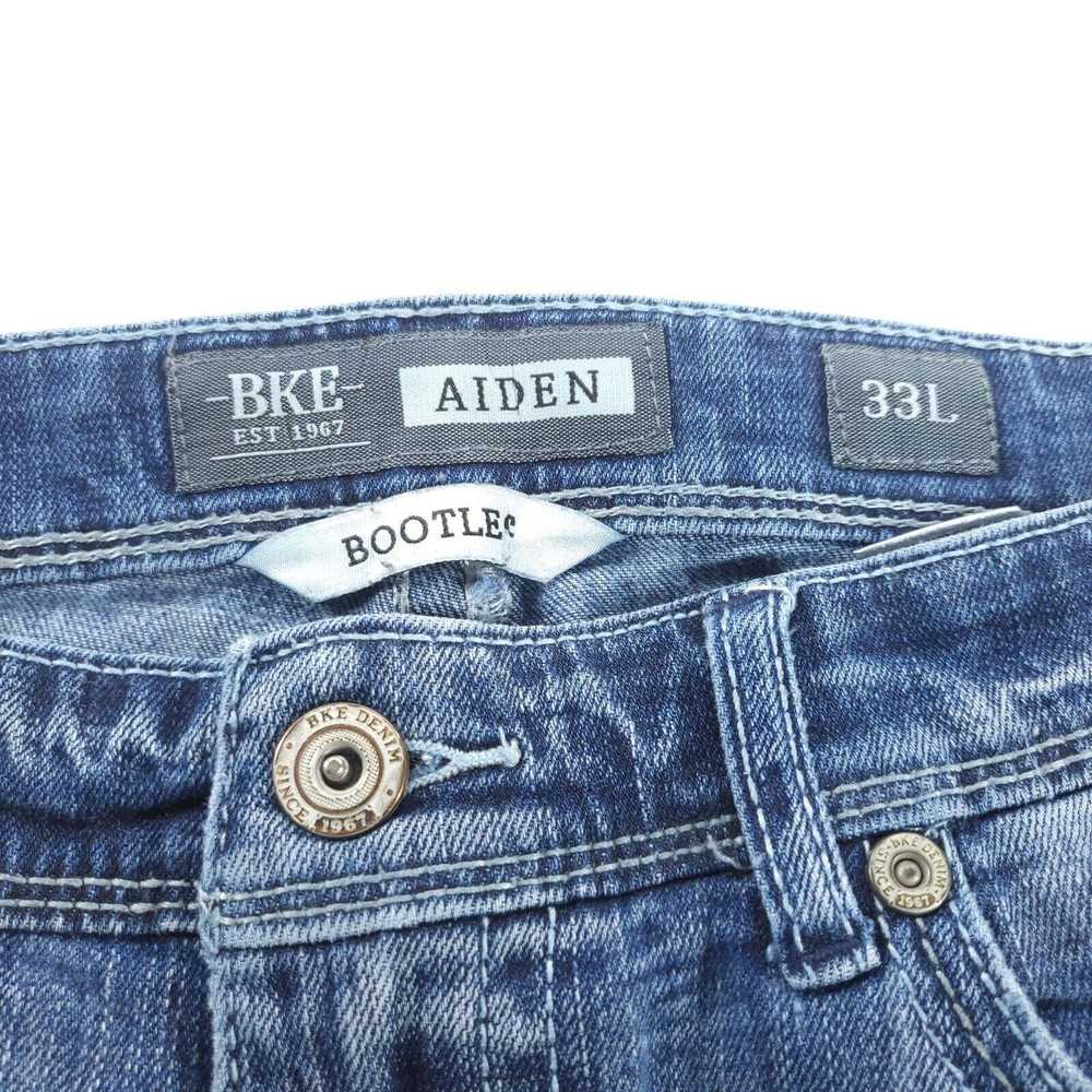 Bke BKE Denim Bootleg Button Zip Denim Jeans Wome… - image 6